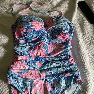 Lilly Pulitzer one piece bathing suit. Size 14 EUC